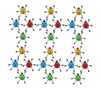 FRCOLOR 24pcs Sticky Wall Ladybug for Realistic Simulation with Material Stretchy Sensory Playthings for Interactive Fun Halloween Party Decor and Creative Indoor Outdoor Use