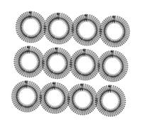 FRCOLOR 24PCS Stretch Hair Comb Headbands for Women Flexible Plastic Headband with Teeth Spring Design for Gentle Detangling Secure Fit Non-damaging Hair Styling Accessories