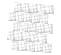 FRCOLOR 25 Sheets Lash Glue Holder Eyelash Glue Stickers for Eyelash Extension Adhesive Pallet Pads Salon Use Adhesive Pads for Makeup Artists