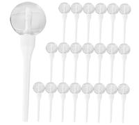 FRCOLOR 25Pcs Refillable Lip Gloss Containers Empty Lip Balm Tubes for DIY Lipstick Storage Lightweight Travel-Friendly Unique Humanized Shape