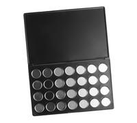 FRCOLOR 28holes Travel Magnetic Eyeshadow Palette Pans Grey Eyeshadow Empty Palette Outdoor Makeup Board