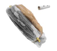 FRCOLOR 2holes Pet Cat Tunnel Toy Foldable Indoor Bone Patterned Interactive Hideaway Cave Play Ball for Kittens Small Animals