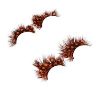 FRCOLOR 2pairs Russian Lashes False Eyelashes Glue Long and Full for Dance Halloween Costumes
