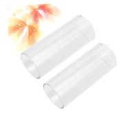 FRCOLOR 2Pc Medium Bottleneck Glass Guitar Slide Heat Treated and Annealed Skin-friendly Material Enhances Harmonics for Acoustic and Electric Guitar Players