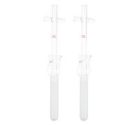 FRCOLOR 2pcs 2ml Glass Tissue Homogenizer Lab Grinder High Temperature Resistant Glass Cell Grinder Laboratory Tool for Science Experiments