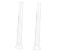 FRCOLOR 2pcs Acrylic Head Singing Bowl Striker Sticks for Sound Bowls Enhanced Friction Mallets for Meditation and Yoga Versatile Rubber Exterior for Effortless Harmonic Resonance