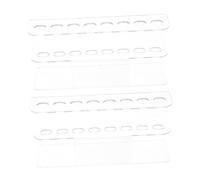 FRCOLOR 2pcs Acrylic Nail Tool Storage Rack Pen Holder for Eyelash Tweezers Makeup Tools Organizer for Home Office Desk Nail Art Display Holder