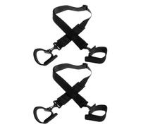 FRCOLOR 2pcs Adjustable Fishing Rod Carry Strap with Sbr Neoprene and Ok Cloth Material, Versatile Use Sling for Travel and On-the-go Fishing Trips, Lightweight and Portable Rod Holder