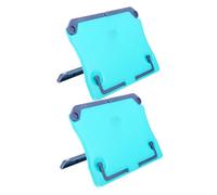 FRCOLOR 2pcs Adjustable Folding Music Stand Portable Abs Plastic Book Holder for Desktop Reading Sheet Music Holder Cookbook Stand for Home Classroom