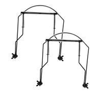FRCOLOR 2pcs Adjustable Harmonica Neck Holder Rack for Diatonic Harp Portable Hands Bracket for Musicians Stable Grip and Quick Access for Practice and Performance
