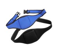 FRCOLOR 2pcs Adjustable Microphone Carrier Belt Pouch for Fitness Instructors and Speakers Waistband Bag with Microphone Holder for Aerobic Exercise Theatre Public Speaking and Dance