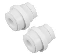 FRCOLOR 2pcs Automatic Toothpaste Dispenser Pump Wall Mounted Universal Spare Parts Kit for Bathroom Tube Squeezer Accessories White Suitable for Standard Toothpaste Tubes