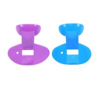 FRCOLOR 2pcs Beginner Nose Flute for Boys and Girls Fun Plastic Nose Training Whistles Musical Flute Pronunciation Trainer Boy Girl Instrument for Embouchure Practice