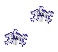 FRCOLOR 2pcs Bride Wedding Hair Comb Zircon Clip for Women Elegant Bridal Headpiece Design Lightweight and Comfortable Headdress for Special Occasions