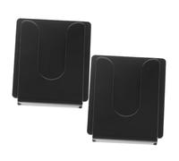 FRCOLOR 2pcs Car Microphone Holders Mic Clips Hangers for Radio Mic Mounts Easy Install Compact Lightweight Compatible with Mobile Microphones