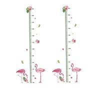 FRCOLOR 2pcs Cartoon Animal Height Wall Sticker for Children's Spaces, PVC Material, Environmentally Friendly, Removable and Reusable Height Measurement Decal for Nursery or Playroom