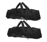 FRCOLOR 2pcs Cat Grooming Wrap Kitten Bathing Bag Cat Grooming Package Black