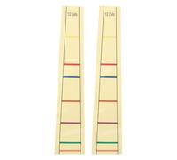 FRCOLOR 2pcs Cello Pitch Mark Sticker for Beginners Removable Fretboard Note Placement Sticker for Cello Practice