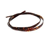 FRCOLOR 2pcs Celluloid Guitar Binding Strips Tiger Iridescent Pattern 1650x4x1.5mm Decorative Purfling for Acoustic Classical Guitar Luthier Accessories