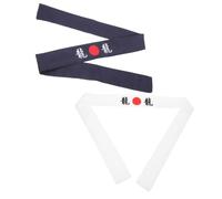 FRCOLOR 2pcs Chef Headband Japanese Karate Headband Workout for Yoga Running Cooking
