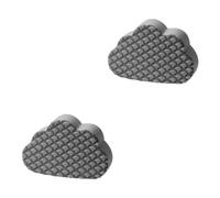 FRCOLOR 2pcs Cloud Shaped Glass Squeegee for Bathroom Floor Silicone Water Wiper Mirror Cleaning Tool Supple Absorbent Scrubber for Home Use
