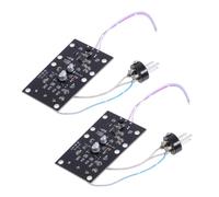 FRCOLOR 2pcs Condenser Microphone Circuit Board Module Professional DIY Repair Board for Studio Recording Home Mic Maintenance with Noise Reduction Precision Sound Capture
