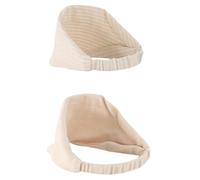 FRCOLOR 2pcs Cotton Windproof Headscarves for Women, Warm Postpartum Maternity Headbands, Cold Proof Pure Cotton Head Wraps for Pregnancy and Autumn Winter Use Random Style