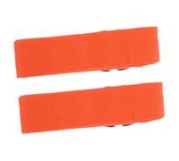 FRCOLOR 2pcs Cotton Yoga Stretch Band Reusable Yoga Fitness Stretching Strap Inelastic Stretching Accessory