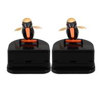 FRCOLOR 2pcs Creative Bird Shaped Press Toothpick Dispenser Holder for Toothpicks and Cotton Swabs, Easy One-handed Use with Multifunctional Storage, for Bathroom Countertop and Barbecues