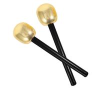 FRCOLOR 2pcs Creative Microphone Prop Toy for Boys and Girls Pretend Play Cosplay Party Accessory Simulation Mic Props for Festival Performance and Dance Shows