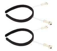 FRCOLOR 2pcs Cute Themed Headband Lightweight Plastic Martian Antenna Hairwear with Glow-in-the-dark Novelty Design for Themed Events and Birthday Party