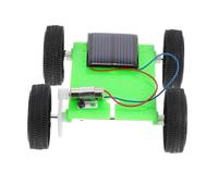 FRCOLOR 2pcs DIY Solar Car Model Kit for Fun Science Experiment for Home School Learning Develop Engineering Skills and Creativity Solar Powered Educational Prop for