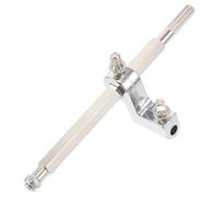 FRCOLOR 2pcs Double Bass Drum Pedal Beater Clip Connector Rod Linkage Arm for Percussion Instruments Smooth Rotating Drive Shaft Fit for Jazz and Drum Kits Easy Installation and Adjustable