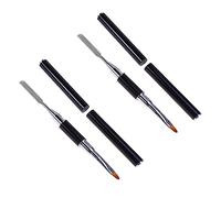 FRCOLOR 2pcs Double-headed Adhesive Pen Gel Nail Nails Gel Brush Picker Manicure Tool