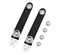 FRCOLOR 2pcs Double-layer Accordion Straps with Metal Leather Buckles Fixation for Various Accordion Comfortable Grip Easy Installation for Beginners and Professionals