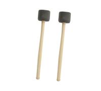 FRCOLOR 2Pcs Drum Mallet Drumstick Set EVA Felt Bass Drum Mallets with Wood Handle for Percussion, Improve Sense of Rhythm