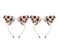 FRCOLOR 2pcs Ear Hair Band Plush Cat Ear Headband Fox Ear Plush Headband Ear Cosplay Headband Girls Cat Headband Fox Ears Headband Ear Headwear Fancy Hair Ties Hair Hoop Fluffy Miss Scarf