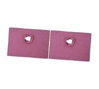 FRCOLOR 2pcs Ergonomic Face Cover for Massage Bed Spa Bed Sheets Treatment Couch Covers