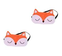 FRCOLOR 2pcs Eye Mask for Sleep Sleep Mask for Women Men Boys and Girls Fox Style Eye Patches for Sleeping