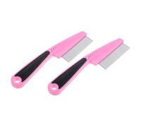 FRCOLOR 2pcs Fine Tooth Combs for Women and Men Dandruff Comb Hair Pick Scalp Brush