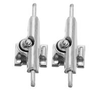 FRCOLOR 2pcs Finger Skateboard Trucks Replacement Parts Split Alloy Design Easy Installation Enhanced Stability Compatible with Various Boards Accessories for Finger Sports