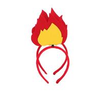 FRCOLOR 2pcs Flame Headpiece Flames Headbands for Halloween Carnival Themed Parties Lightweight Comfortable Hair Hoop for Women