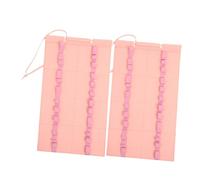 FRCOLOR 2pcs Foldable Martial Arts Equipment Storage Bag Holds Multiple Karate Belts Hanging Drumstick Display Organizer for Home Dojo Taekwondo