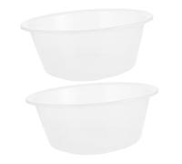 FRCOLOR 2pcs Foot Spa Wash Basin Large Foot Bath Tub Massager Bath for Elderly