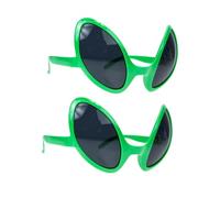 FRCOLOR 2pcs Funny Plastic Cosplay Party Sunglasses Lightweight Decorative Glasses for Festival Halloween Costume Unisex Novelty Prop for Photography and Crowd Standout