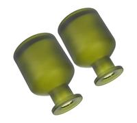 FRCOLOR 2pcs Glass Diffuser Bottles Empty 130ml 4.4oz Cylindrical Refillable Essential Oil Containers Made of Sturdy Glass for Bedroom Aromatherapy and DIY Reed Diffuser
