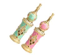 FRCOLOR 2pcs Glass Fragrance Bottle Essential Oil Container Decorative Perfume Bottle for Travel Perfume