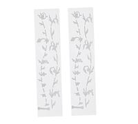 FRCOLOR 2pcs Guitar Fretboard Decal Stickers White Pvc Life Tree Design for Electric Guitar Creative and Eye-catching Non-glue Residue Does Not Affect Sound