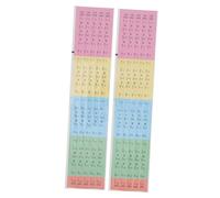 FRCOLOR 2pcs Guzheng Scale Stickers for Beginner Practice Note Stickers to Learn Guzheng Music Learning Aid for Boy Girl