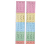 FRCOLOR 2pcs Guzheng Scale Stickers Musical Notes, Beginner Practice Decals for Children, Educational Guzheng Accessories for String Recognition and Finger Position Memory